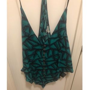 Urban outfitters button front tank
